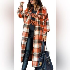 🆕Plaid Long Coat